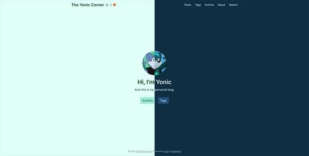 The Yonic Corner: Hugo version