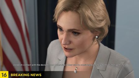 The US President considers the possibility of androids being a new form of intelligent life, in Detroit: Become Human