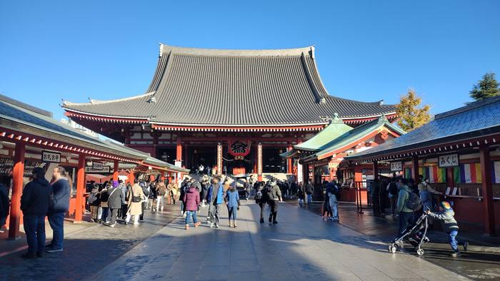 The main hall of Sensō-ji